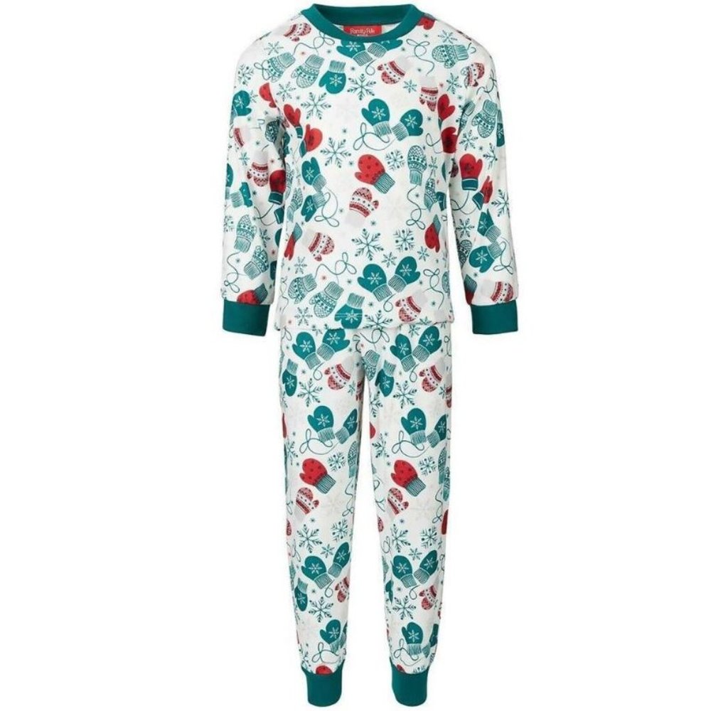Family PJs Matching Kids 2 Piece Pajama Set, MITTENS, 2T - 3T